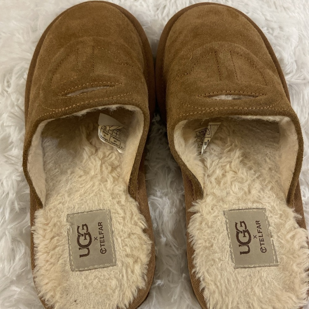 UGG X TELFAR SCUFF WOMEN SUEDE SLIPPERS.SIZE- 6. - Picture 4 of 6